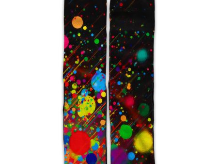 Colorful Paint Splatter Universal Socks Online Sale