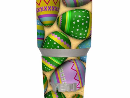 Easter Eggs Painted Yeti 30oz Rambler Tumbler Skin Sale